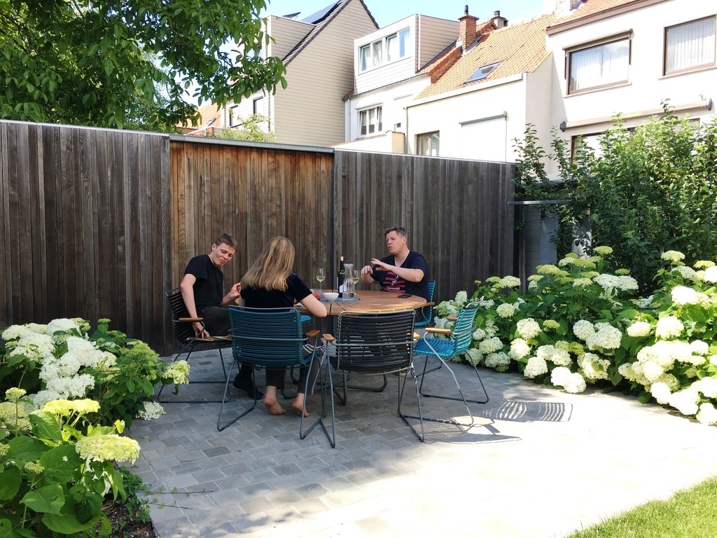 Terrace in the shadow