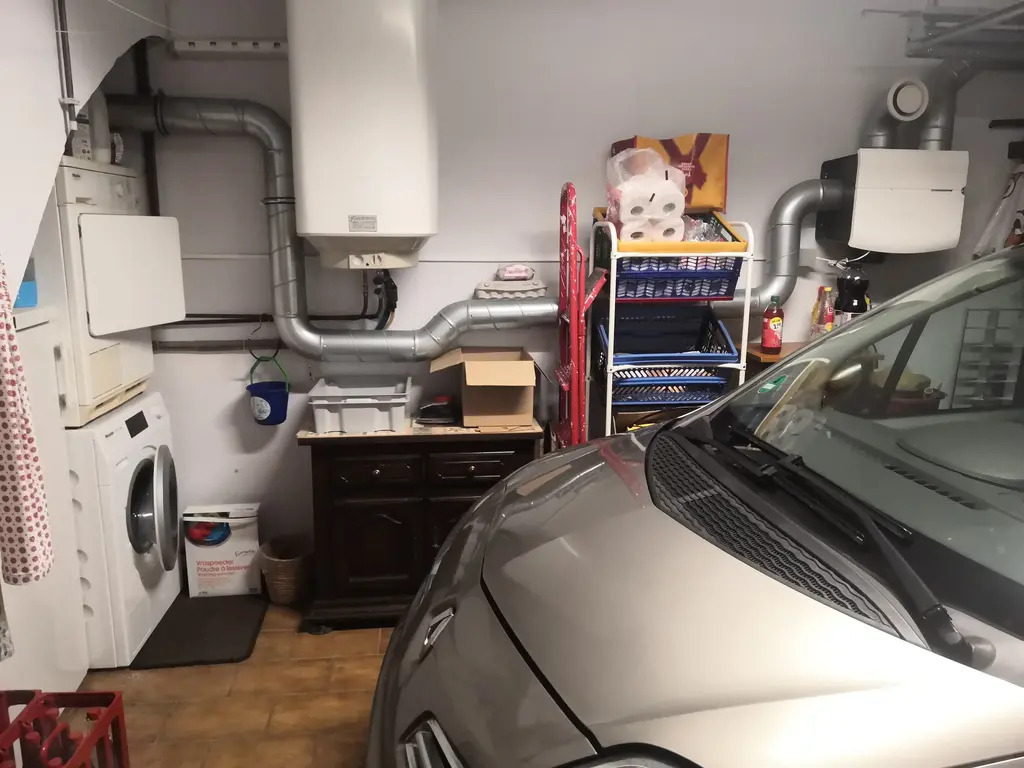 garage with our car