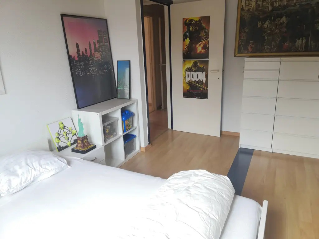 3rd bedroom with bed 140x200cm