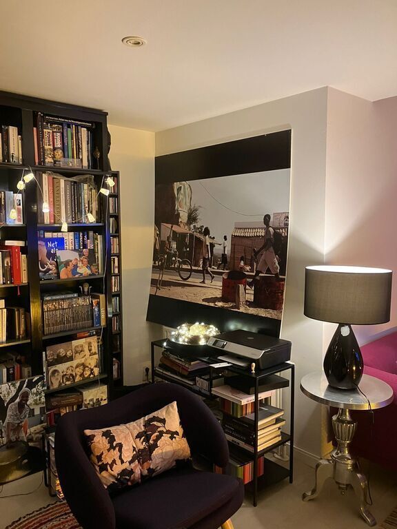 reading corner in the livingroom