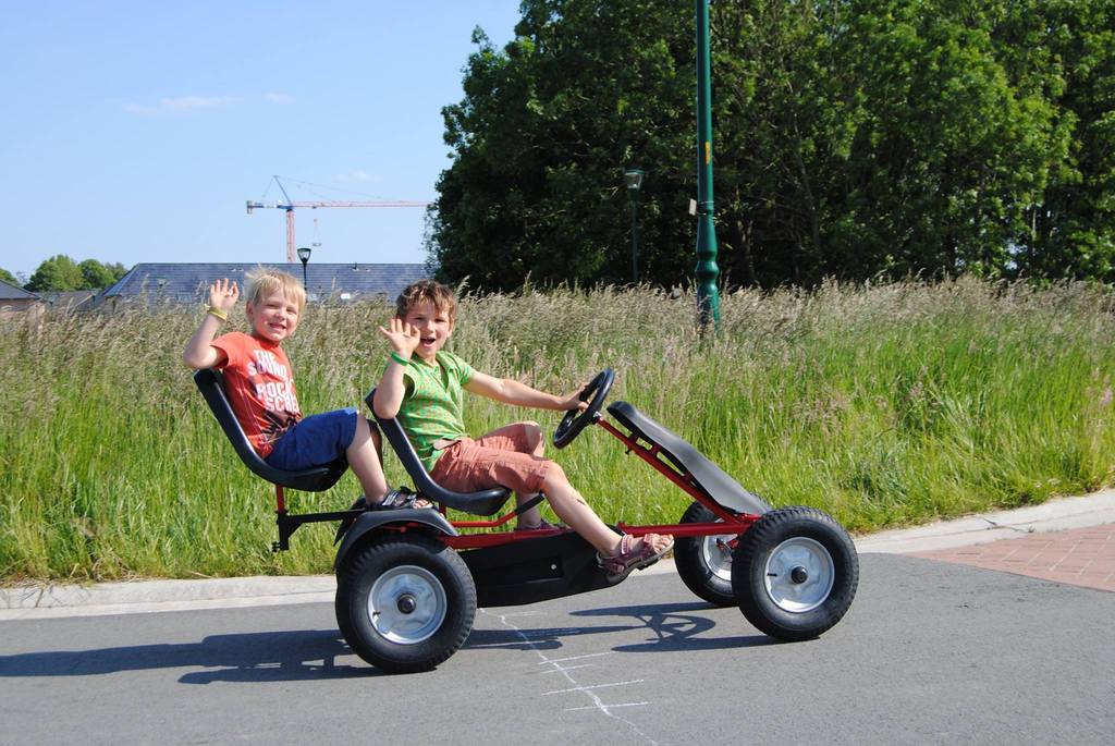Our street - almost car free - freedom for kids to play around!