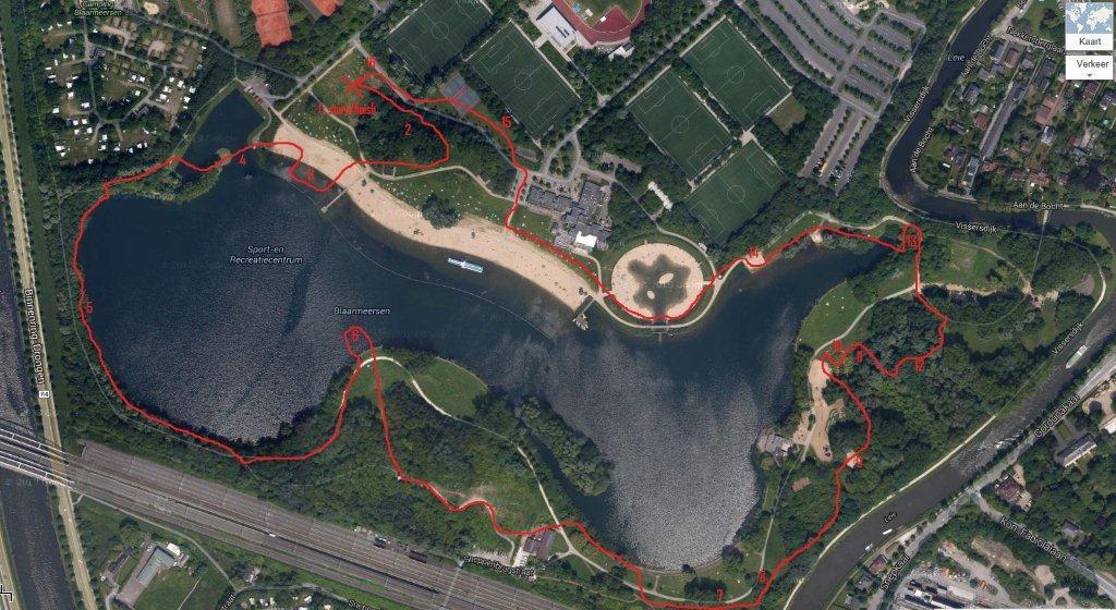 De Blaarmeersen, Walking