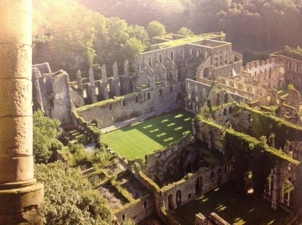 Ruins Abbey Villers la Ville