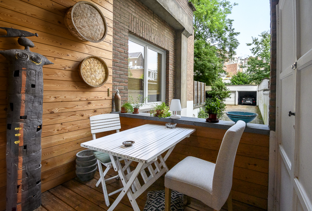 Our little terrace next to the kitchen