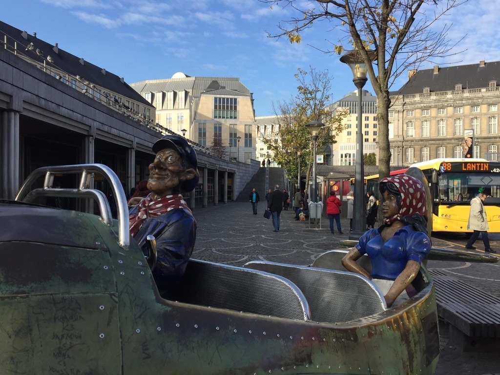 Liège, place Saint Lambert. 