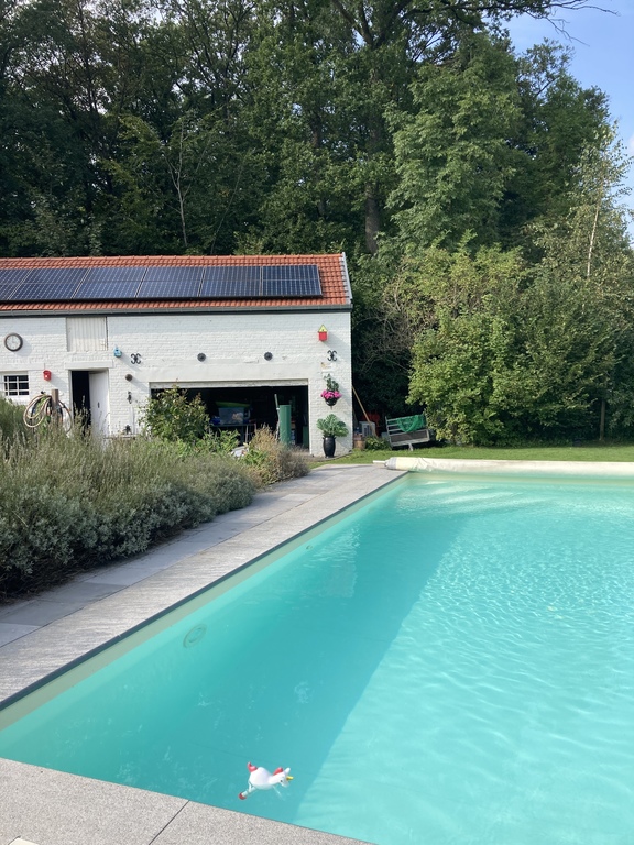 Our (covered) swimming pool.