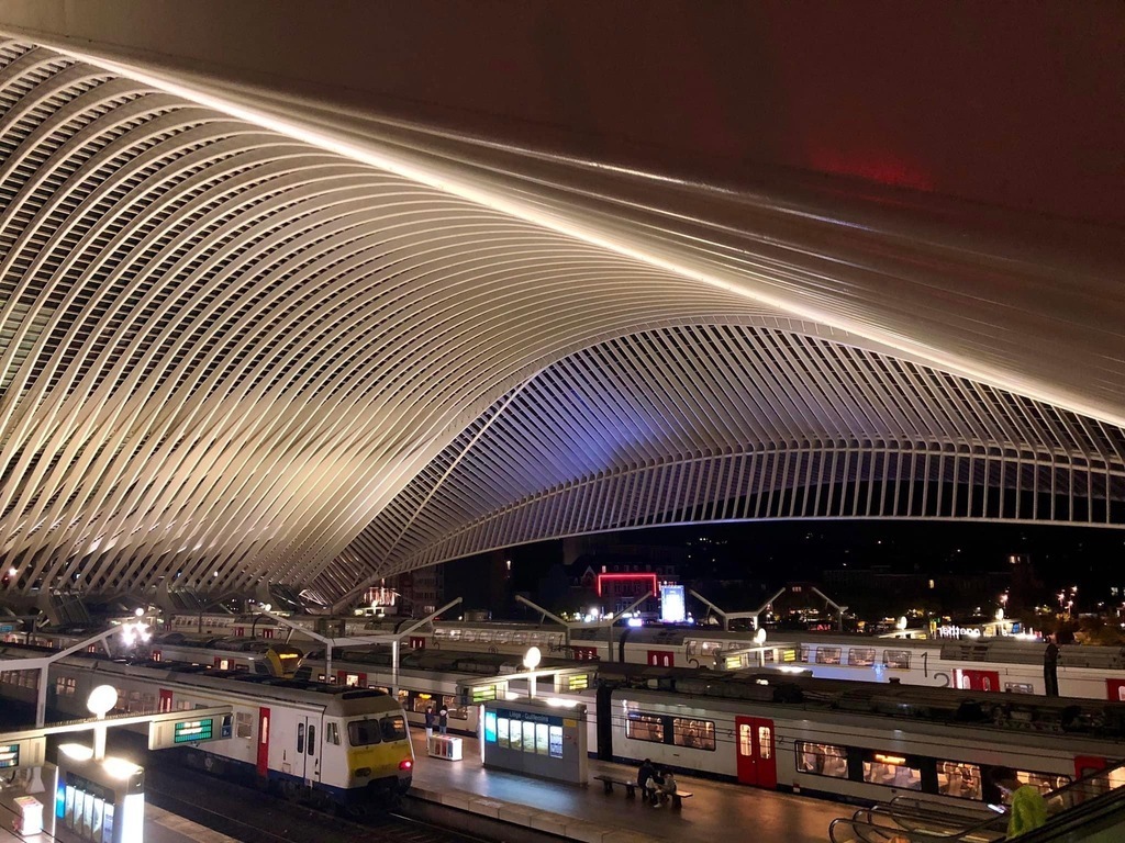 Liège, Calatrava central station.