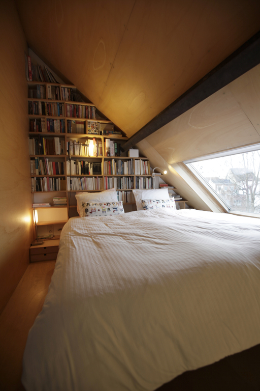 Top floor bedroom, under the roof