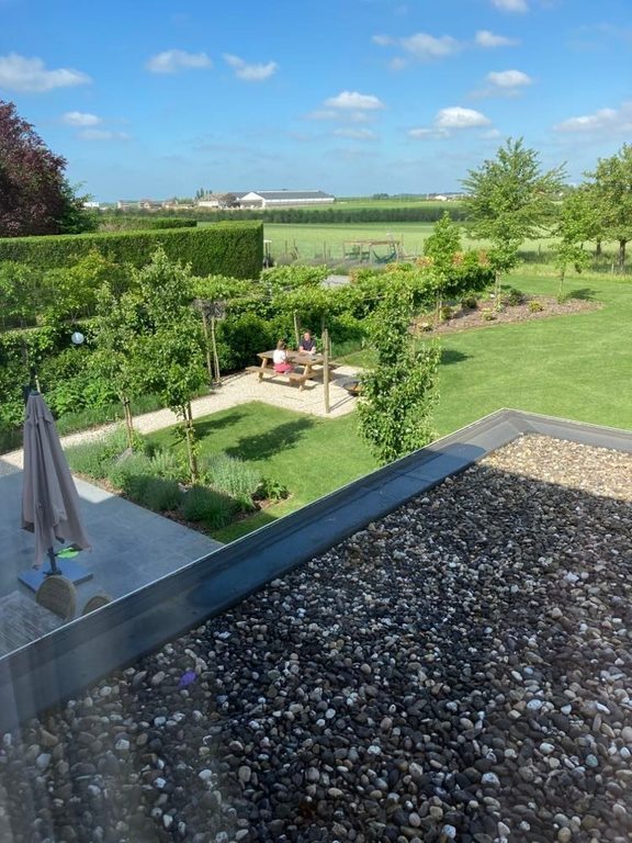 Picknick table in the sun