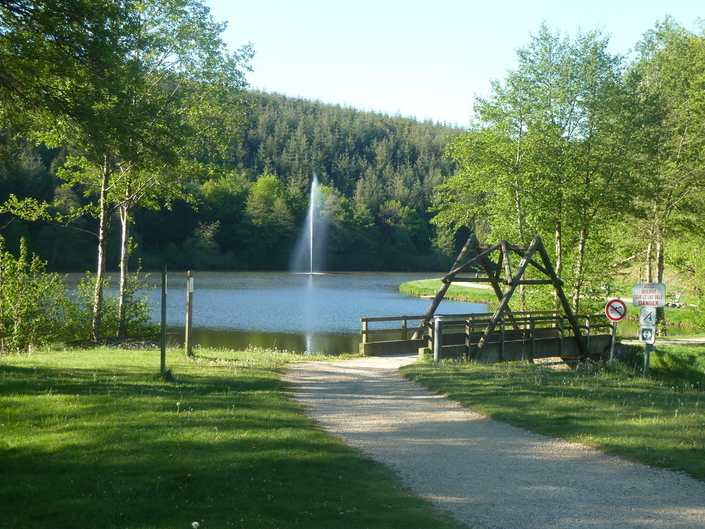 le lac, à 10 minutes