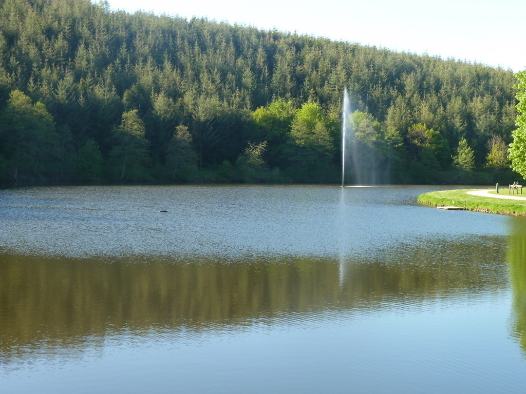 le lac, à 10 minutes