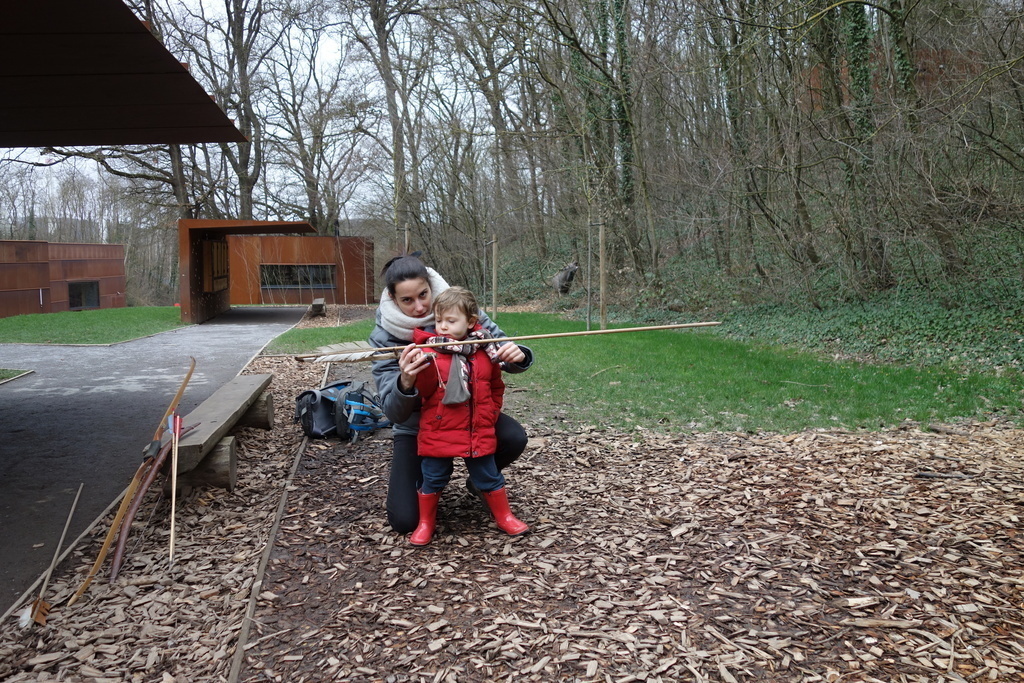 Prehistomuseum: Outdoor prehistoric museum twenty minutes drive from home; learning to make fire, use a bow and arrows,... 