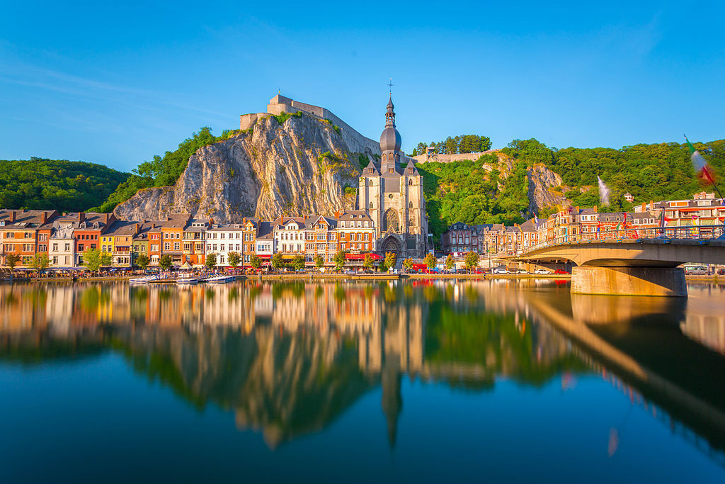 View of Dinant, another city along the Meuse river