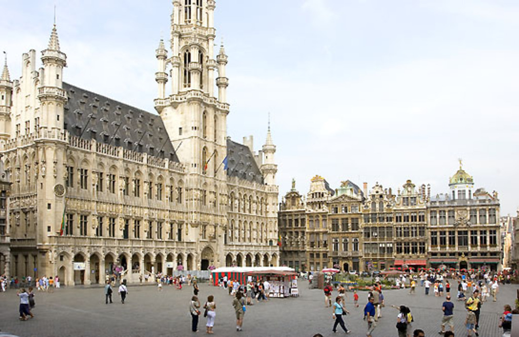 Brussels and its famous "Grand-Place"