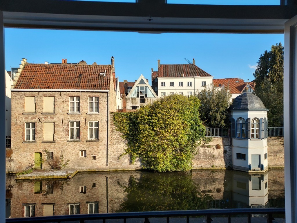 Front view from apartment