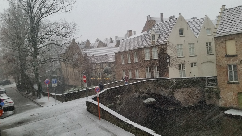 View to the left from living room, after exceptional snowfall