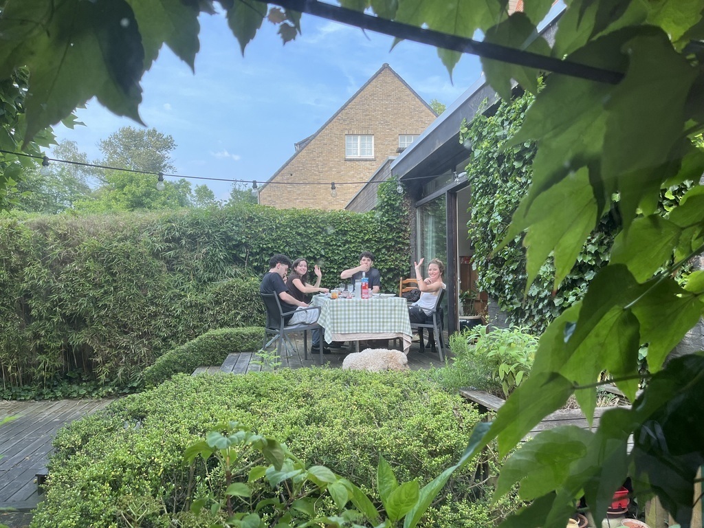 Terrace in the garden