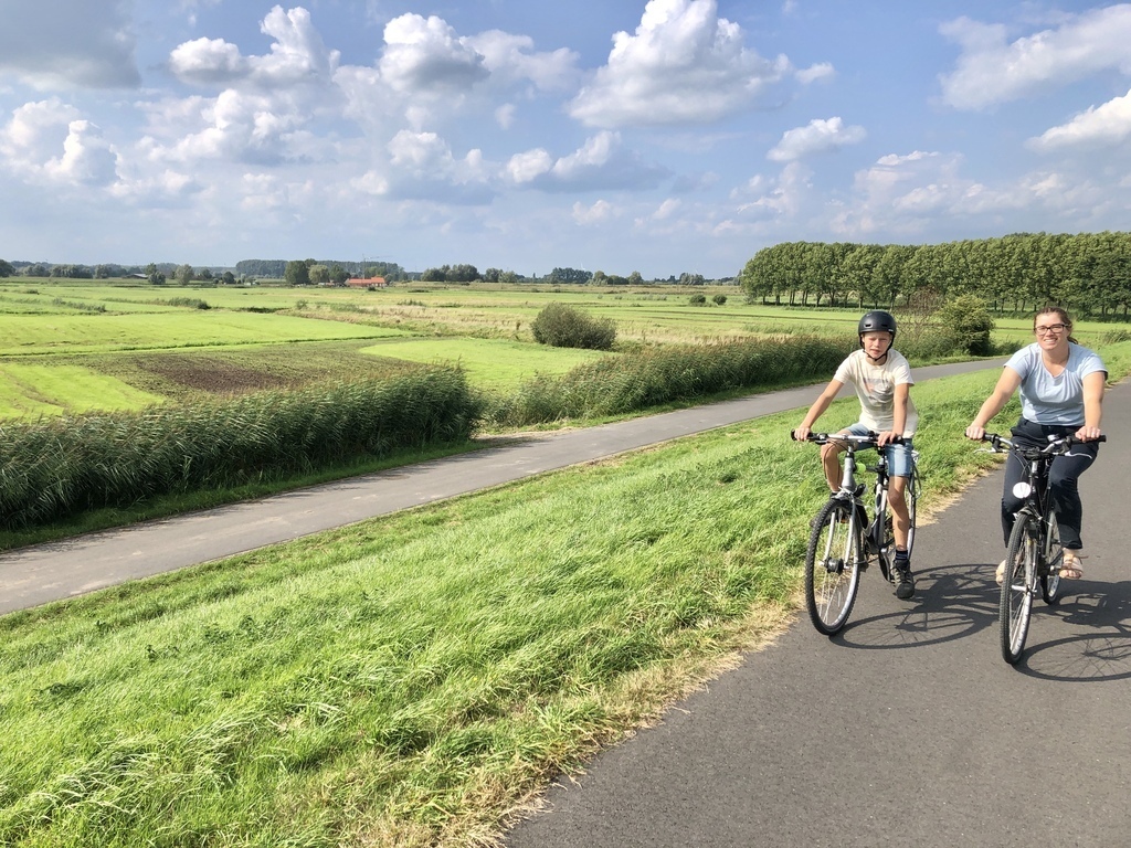 Nature within 5 km from the house. We love to go for a bike trip!
