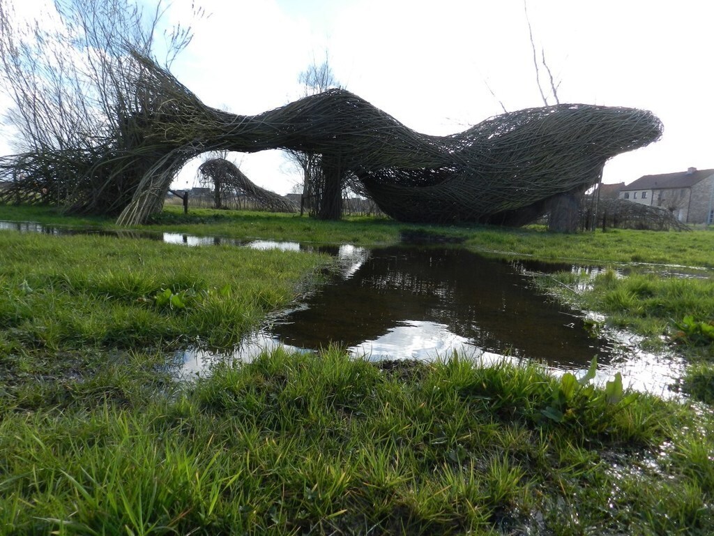 Nature art in the Kalkense Meersen
