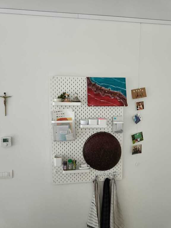 Living room with open kitchen