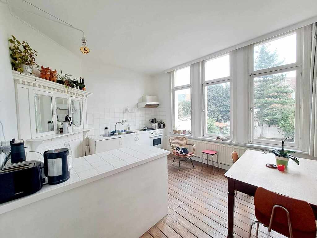 Kitchen with an amazing view to our garden