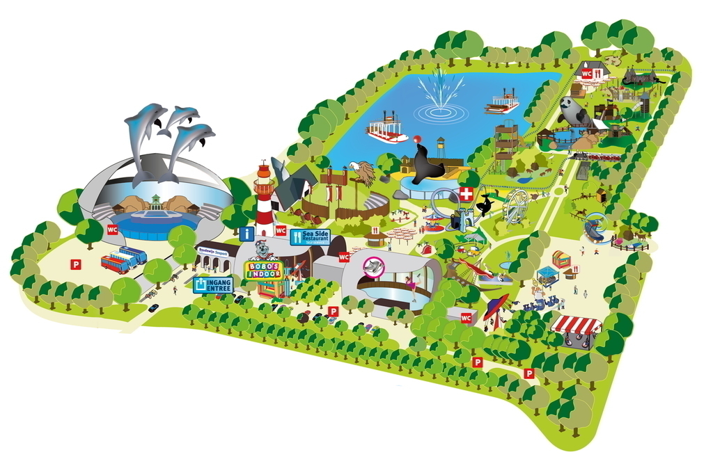  'Boudewijn seapark' is an animal and amusement park with a dolphinarium.