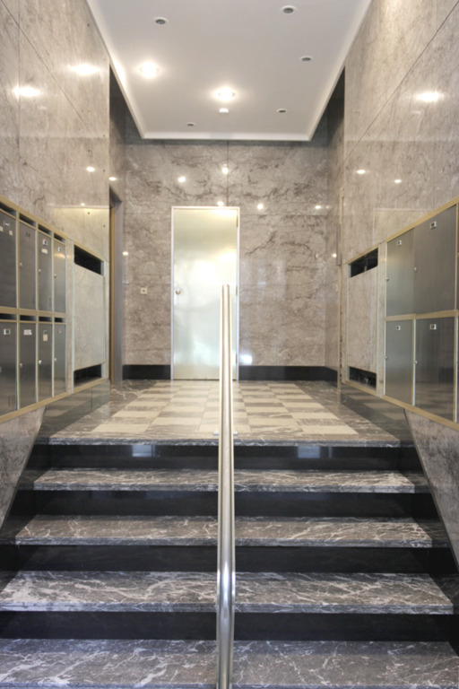 Entrance to the building