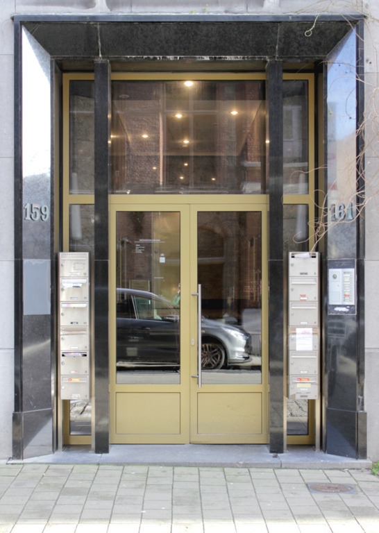 Entrance to the building