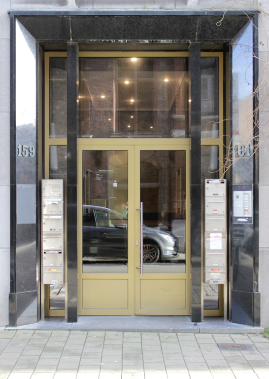 Entrance to the building