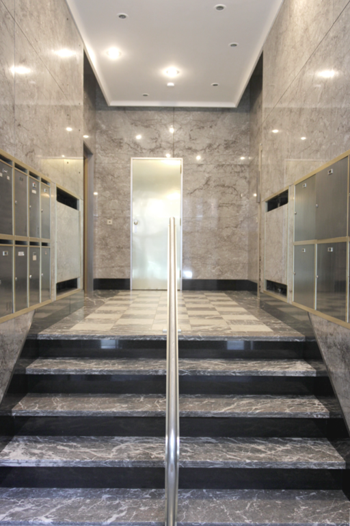 Entrance to the building