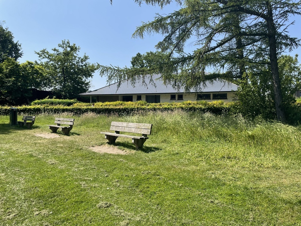 Front of the house near a park