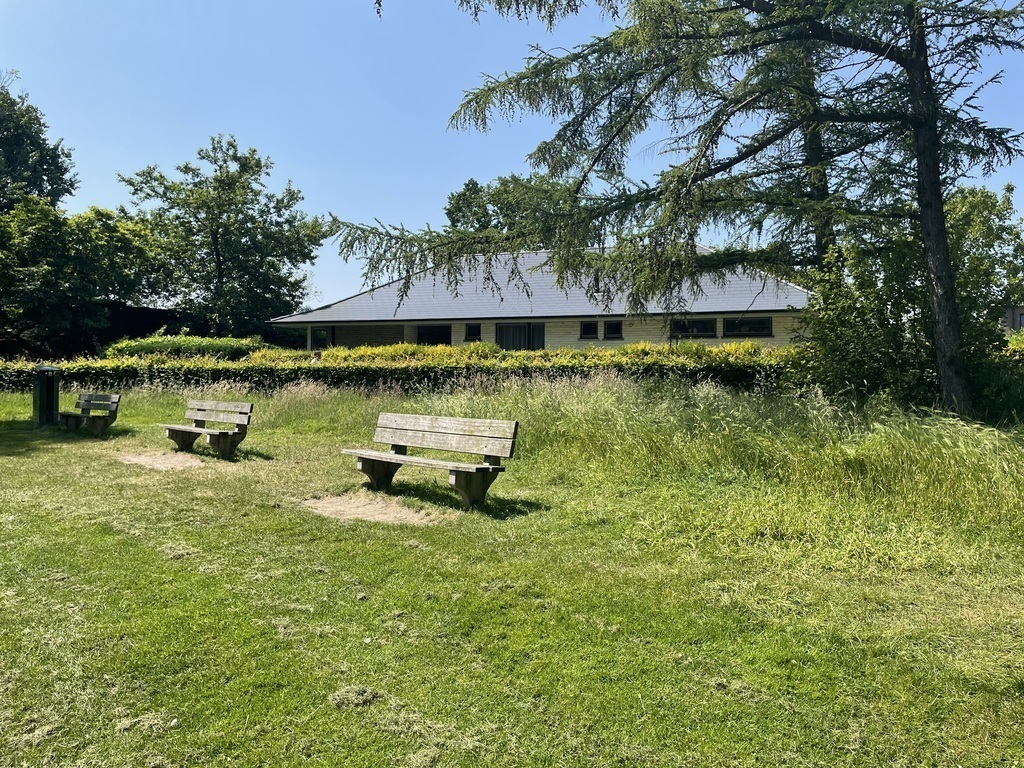 Front of the house near a park