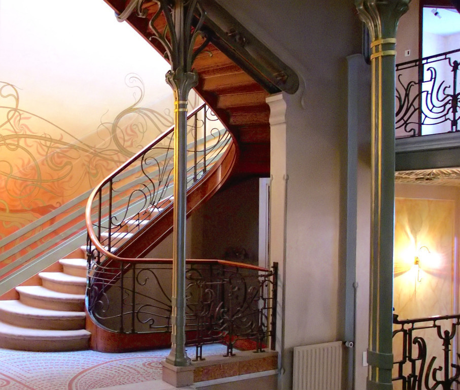 Horta architecture in Brussels, birthplace of art nouveau