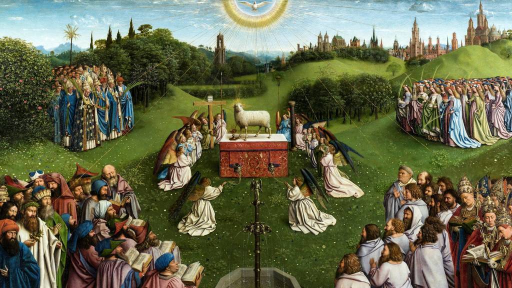  Ghent Altarpiece by Van Eyck, in Ghent, a must see