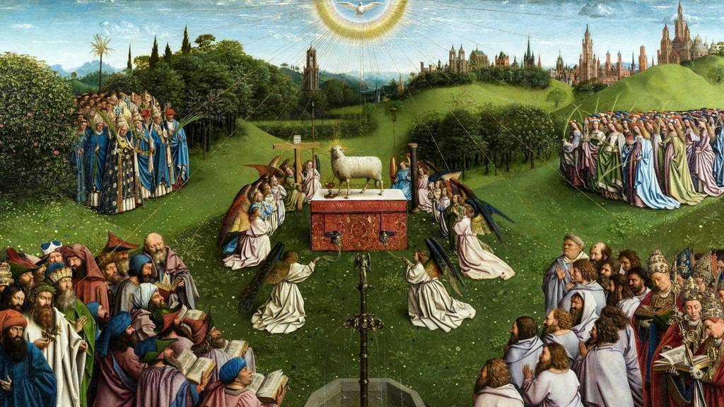  Ghent Altarpiece by Van Eyck, in Ghent, a must see