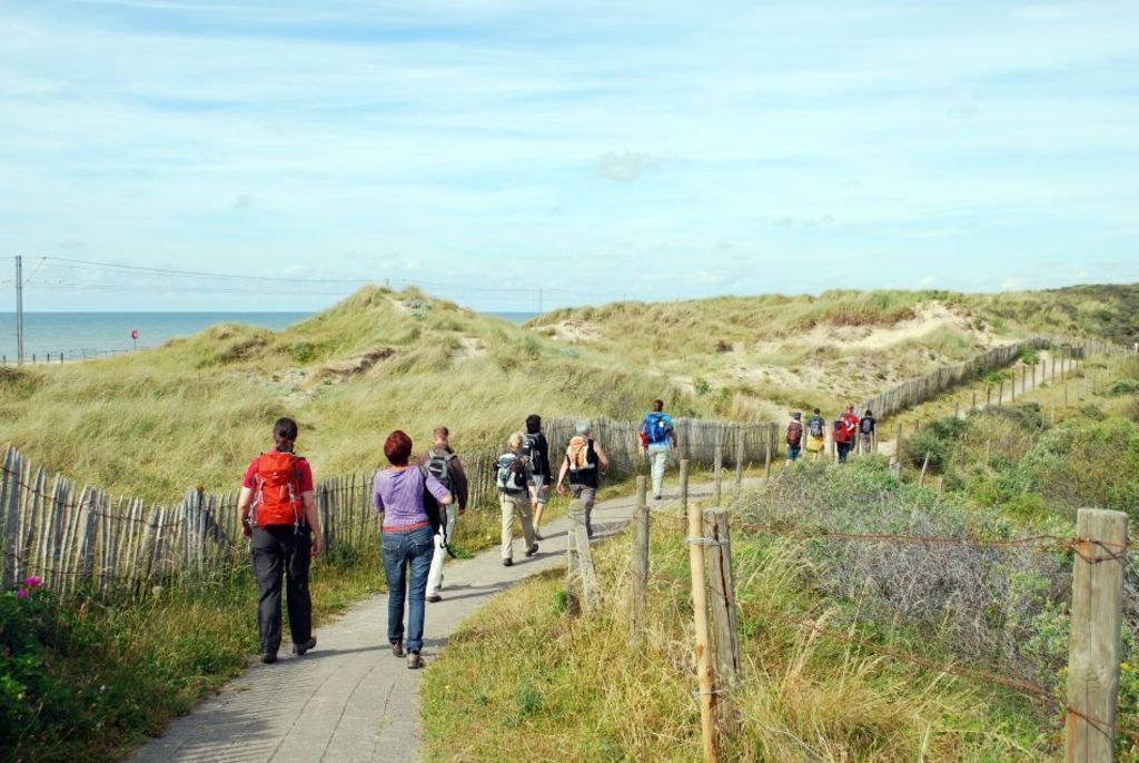 Dunes at the Belgian coast, make for some nice hiking