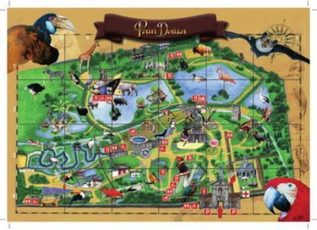 the famous zoo Pairi Daiza