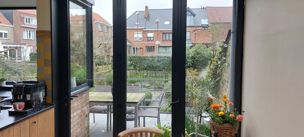 terrace and garden view