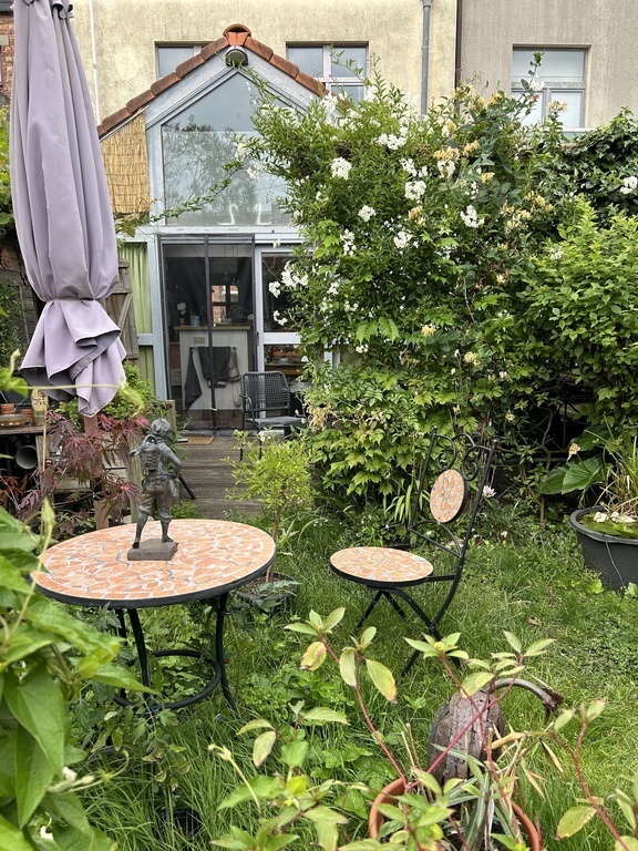 View to the back of our house ( summer 2024)