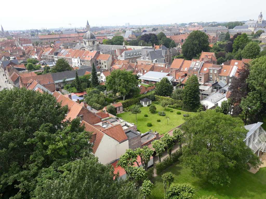 Our Neighbourhood : Scaffolding view (Triennale Brugge 2021 ; Garden Gezelle House)
7 minutes walking ( along the canal ) fr...