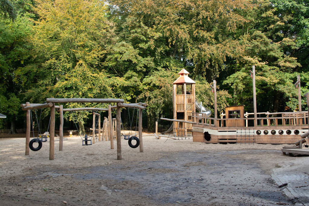 Playgarden in the park in front of our house