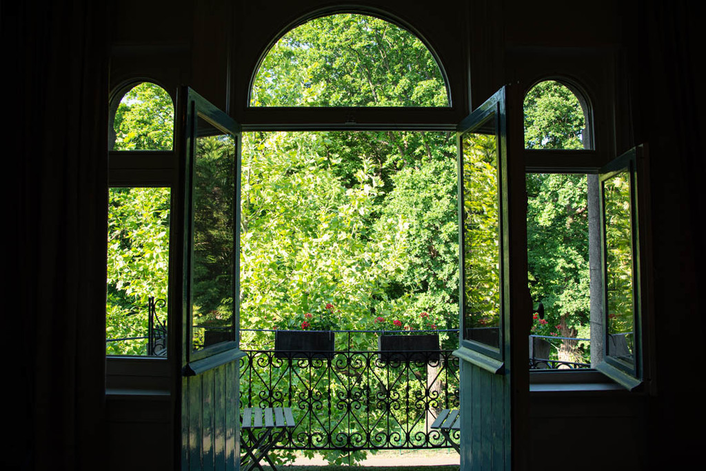 Balcony facing the park at 2nd floor