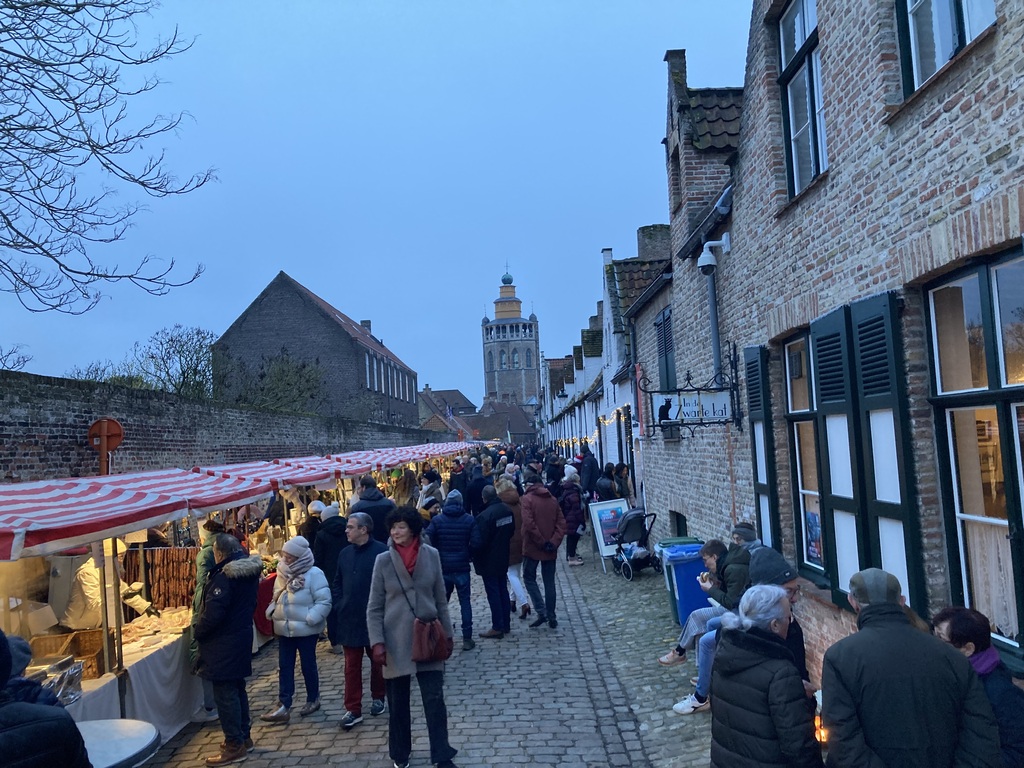 beautiful nearby, narrow streets with lace museum