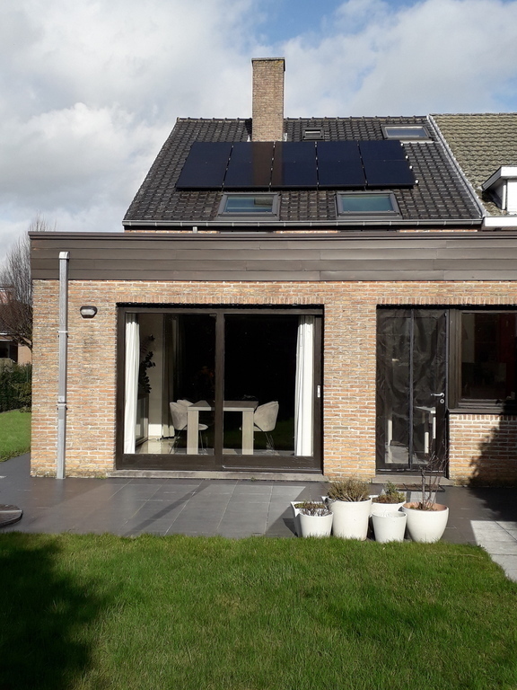 view from the garden