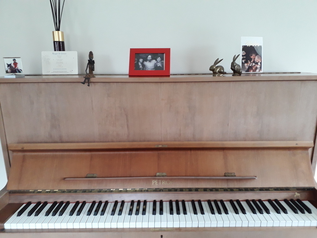 piano in the living room
