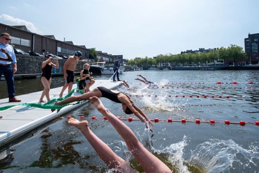 At Keerdok you can swim in open water in summer. 10 minutes walk from our home.