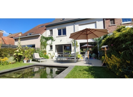 achtergevel in de zomer