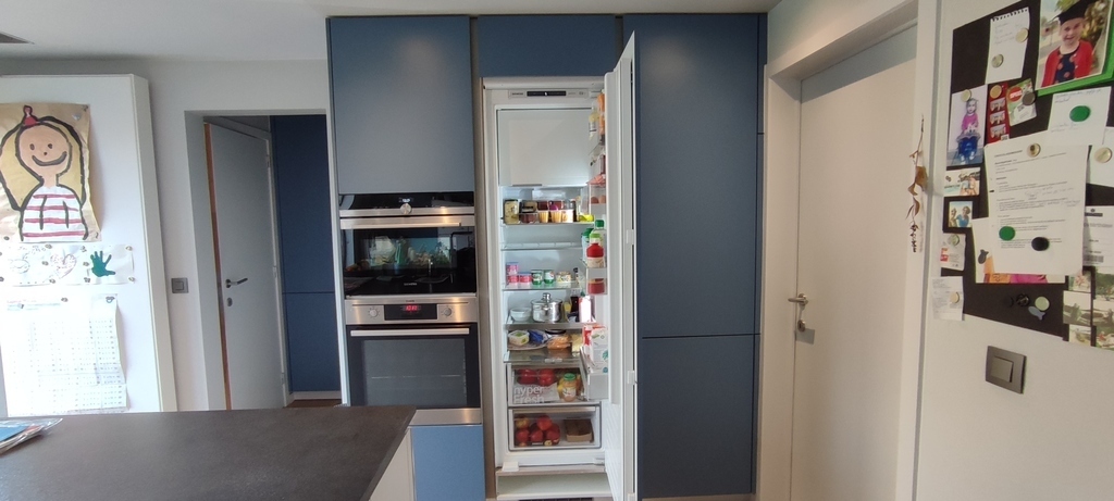 Indeling kasten/ ijskast.