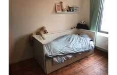 Third bedroom with pull-out bed up to 140cm on the second floor.