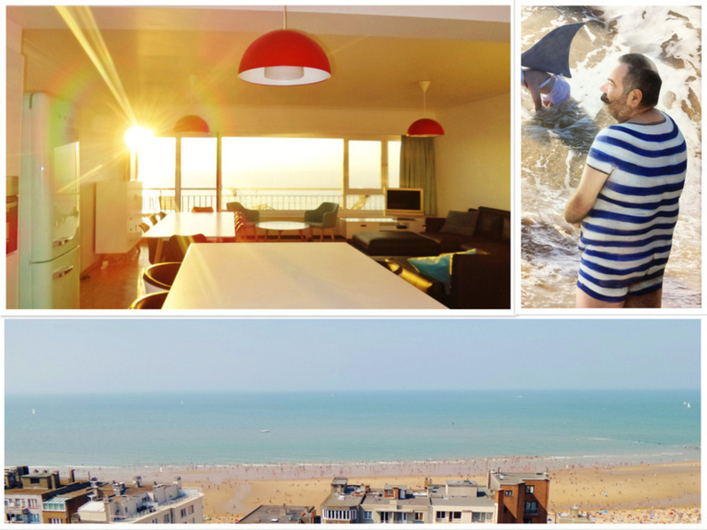 Our flat with sea view in Ostend (1 h)